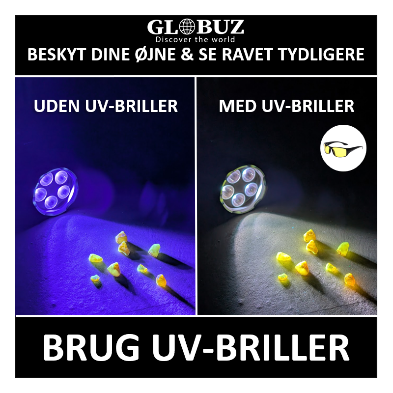 UV-Brille mit Etui – Deluxe