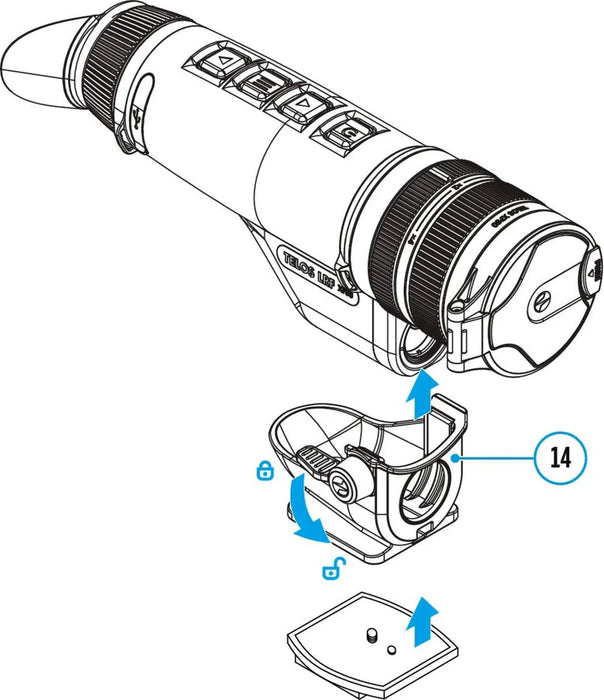 Pulsar Telos LRF Stativadapter